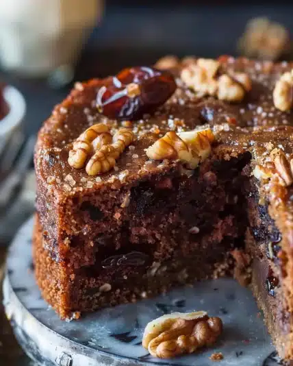 Date & Walnut Cake