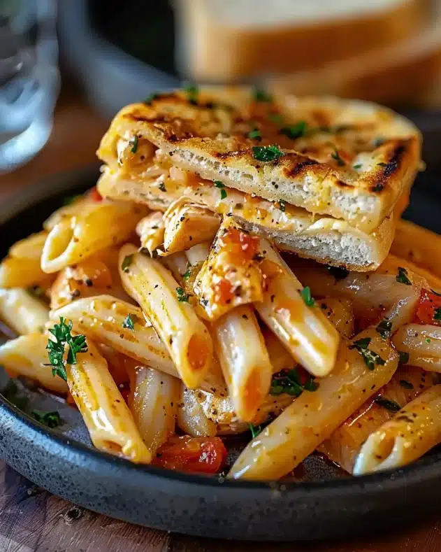 Honey Pepper Chicken Panini Pasta