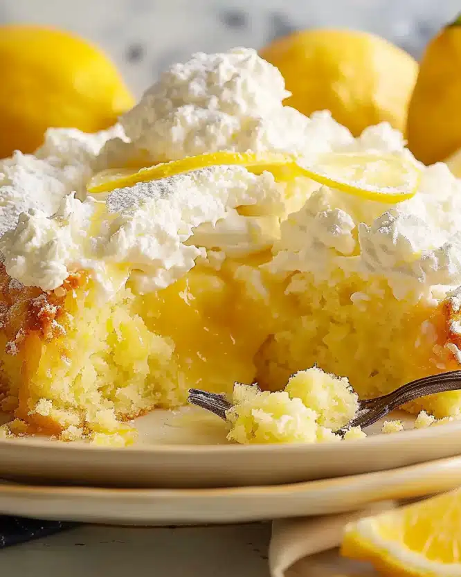 Lemon Dump Cake