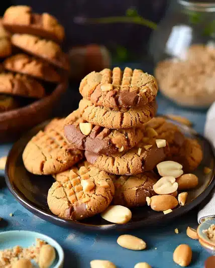 Almond Flour Peanut Butter Cookies (3 Ingredients)