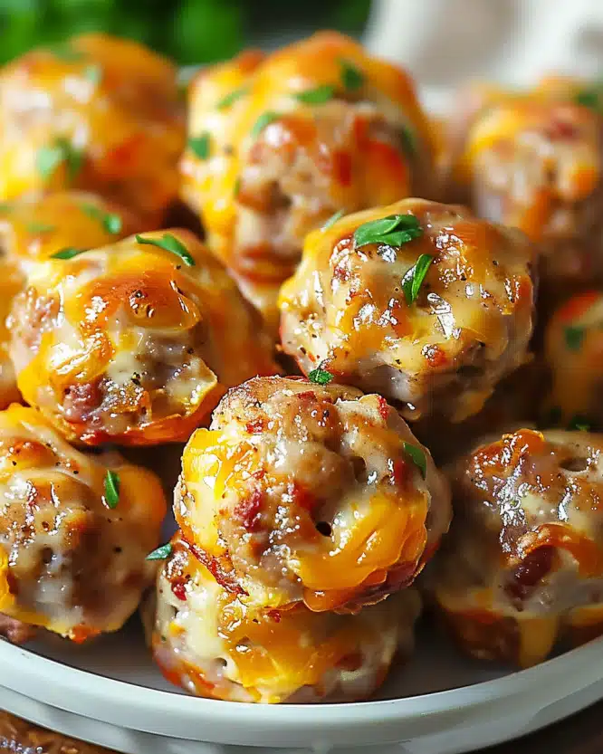 Rotel Spiced Sausage & Cream Cheese Bites