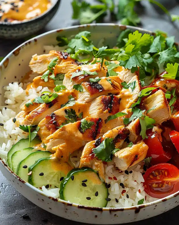 Coconut Chicken Rice Bowl