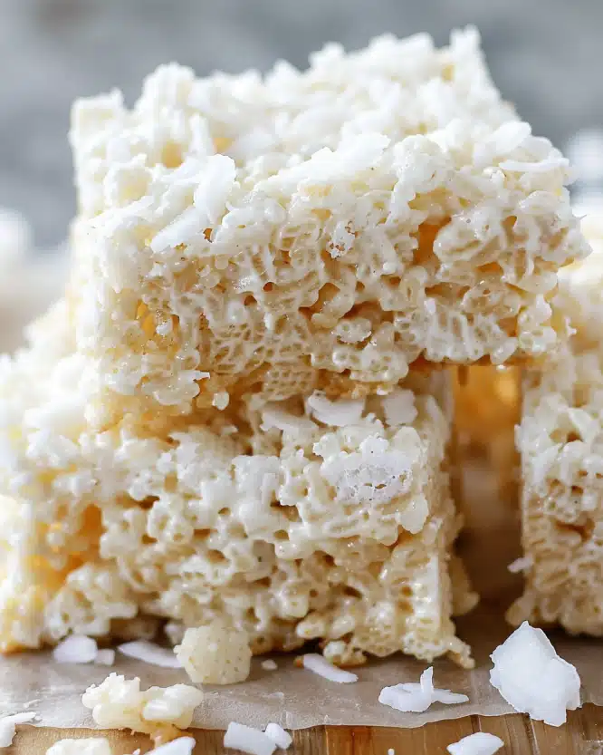 Coconut Lover’s Rice Krispy Treats