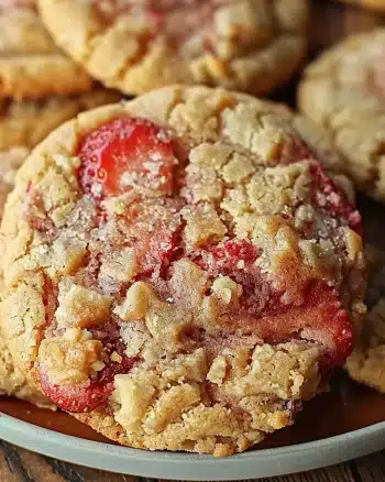 Strawberry Crunch Cookies
