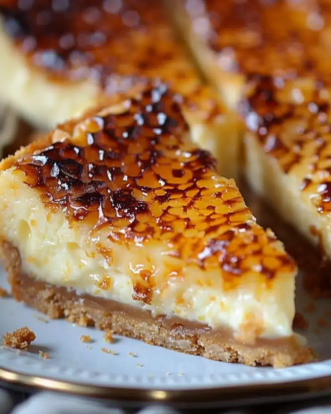 Crème Brûlée Cheesecake Bars
