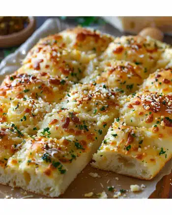 Garlic Parmesan Focaccia Bread