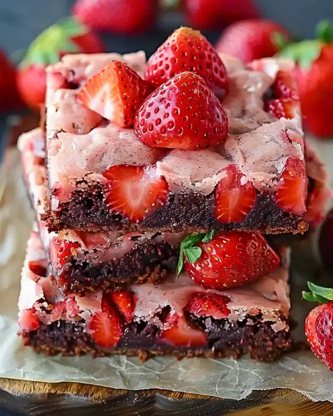 Strawberry Brownies