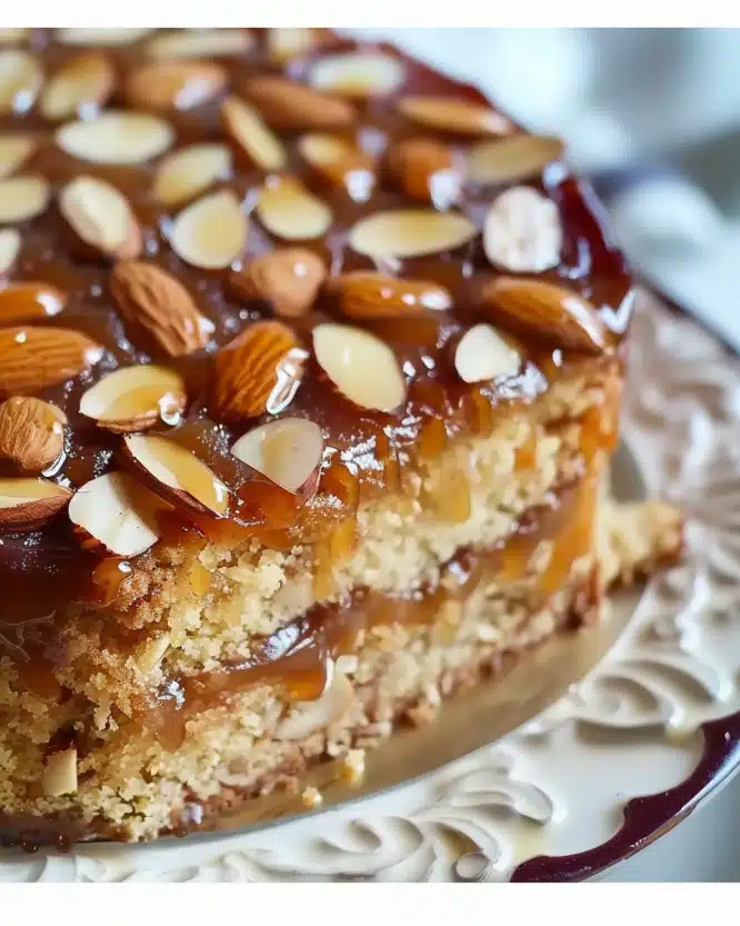 Toffee Almond Cake Delight