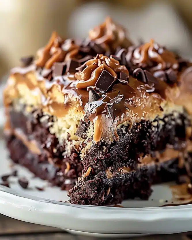 Irresistible German Chocolate Poke Cake