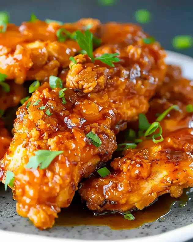 Double Crunch Honey Garlic Chicken