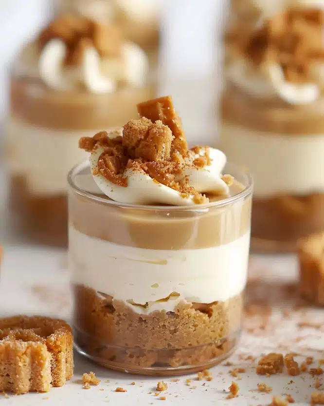 Lotus Biscoff Cheesecake Shots