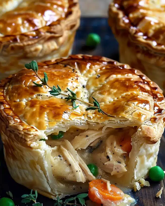 Easy Mini Chicken Pot Pies