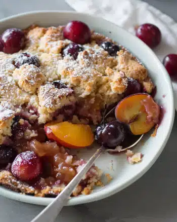 Cherry Nectarine Cobbler