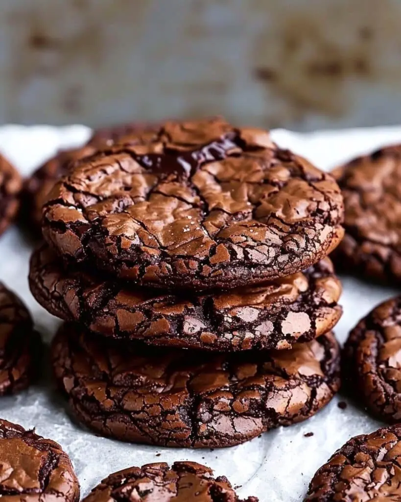 20 Minute Fudgy Chocolate Brownie Cookies