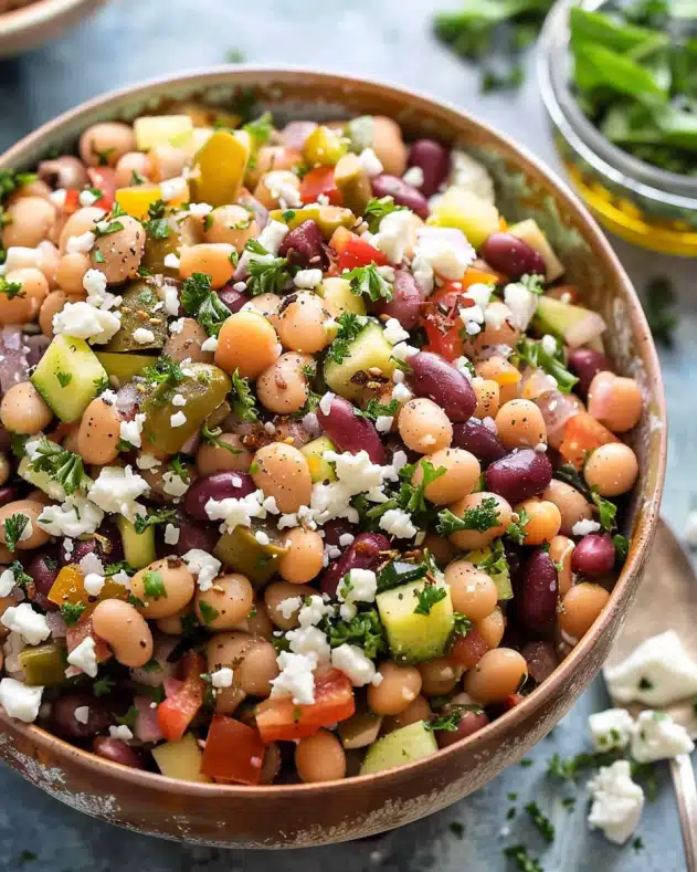 Protein-Packed Dense Bean Salad