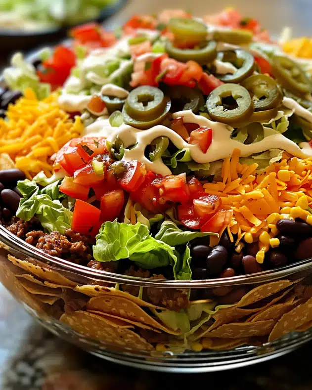 Seven-Layer Taco Salad