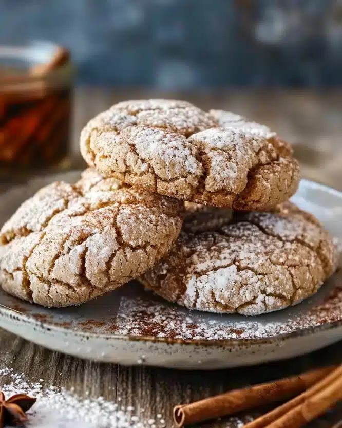 Cinnamon Coffee Crinkles