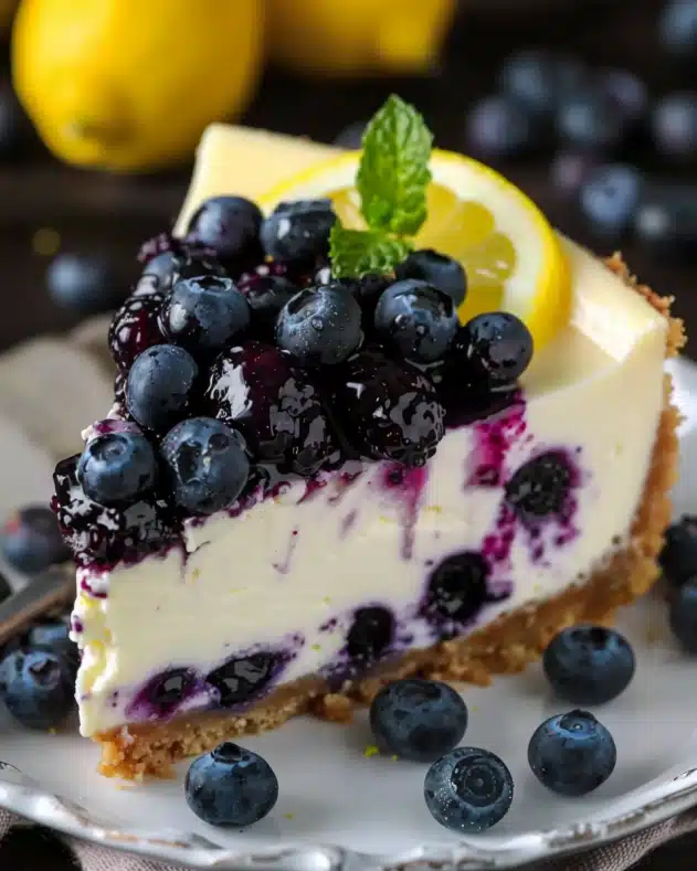 Lemon Blueberry Cheesecake