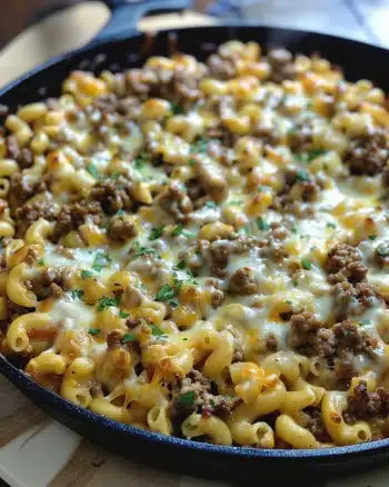 Cheese Steak Hamburger Helper Skillet