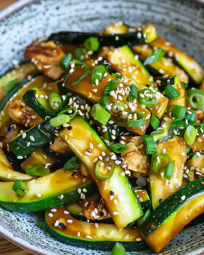 Hibachi Zucchini Stir-Fry