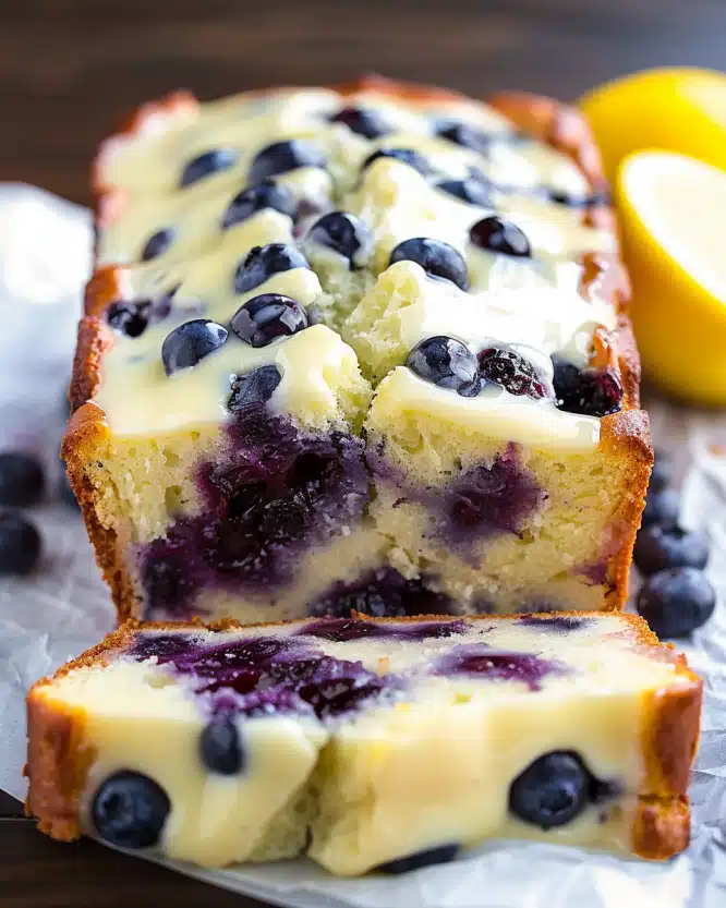 Lemon Blueberry Yogurt Loaf