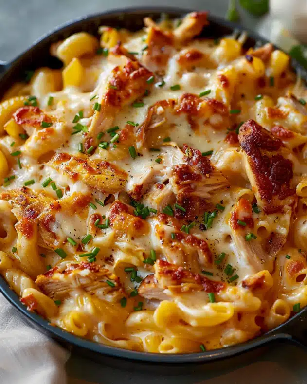 BBQ Chicken Mac and Cheese