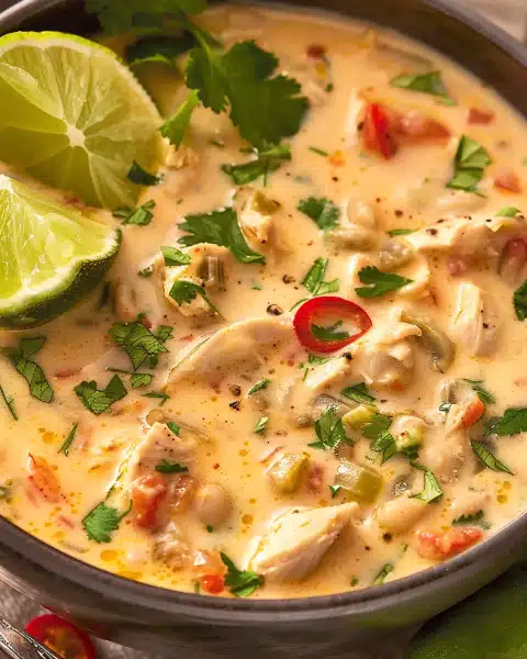 High-Protein Chicken and White Bean Soup