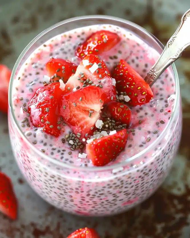 Strawberry Chia Pudding Delight