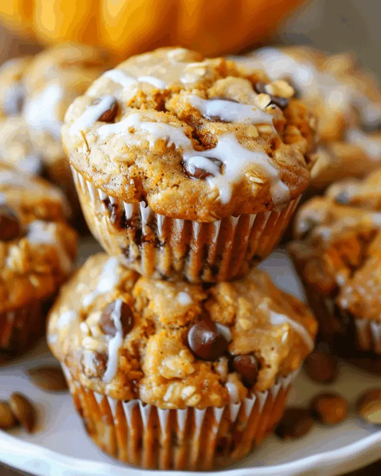 Pumpkin Oat Greek Yogurt Muffins