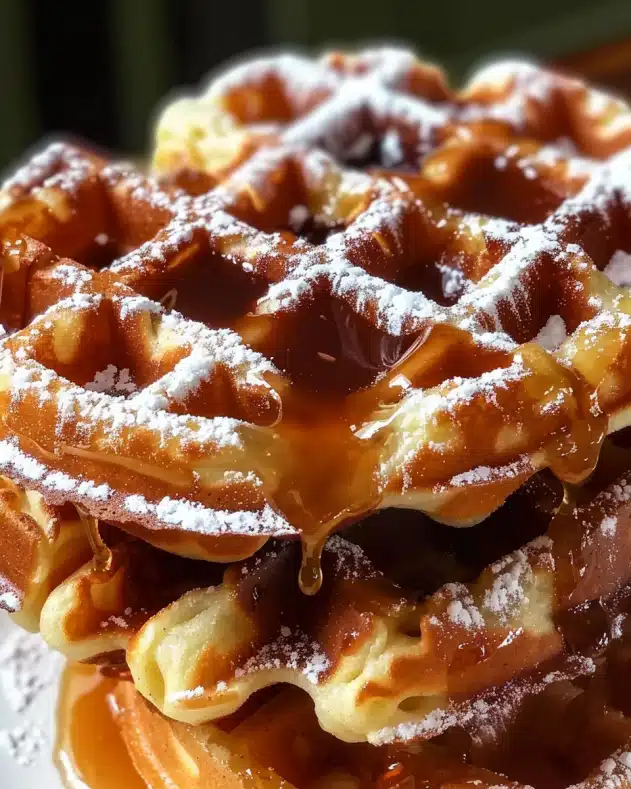 Apple Fritter Waffle Donuts
