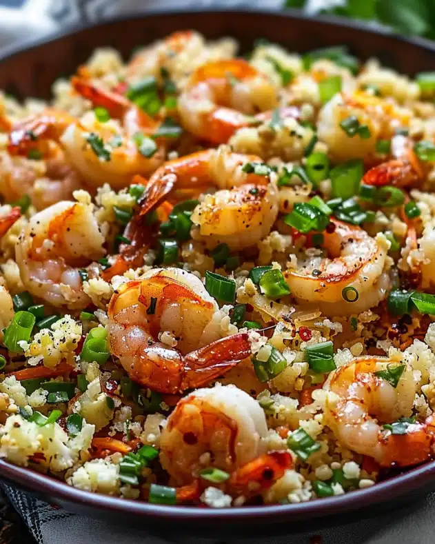 Cauliflower Fried Rice with Shrimp