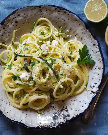 Pasta with Zucchini and Ricotta