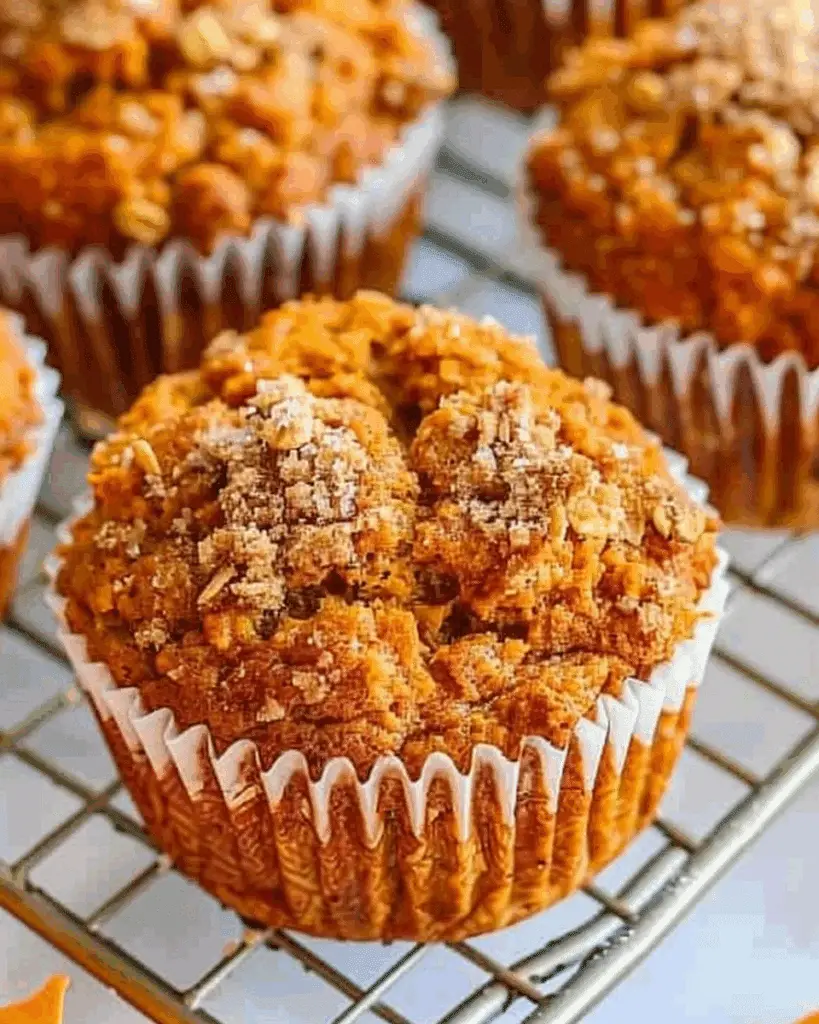 Pumpkin Oat Muffins