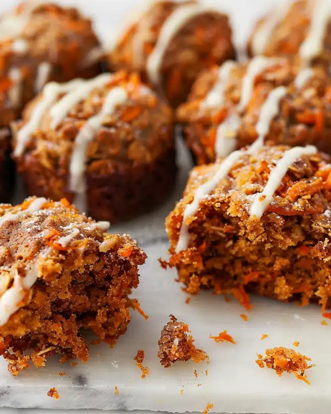Oatmeal Carrot Cake Bites