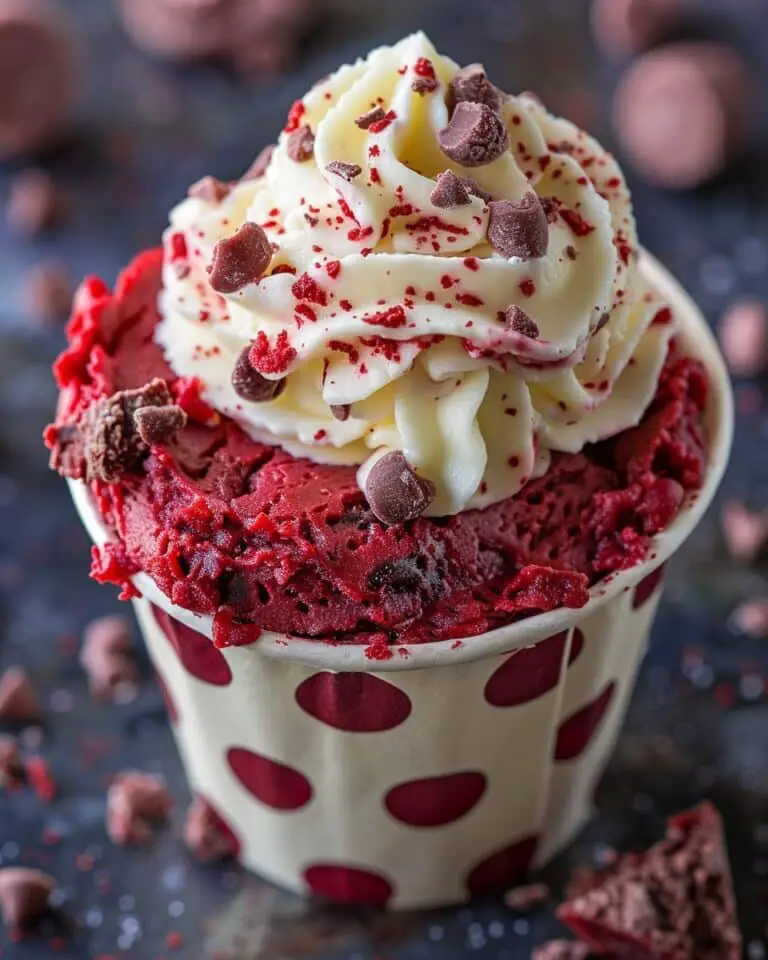 The Best Edible Red Velvet Cookie Dough Recipe