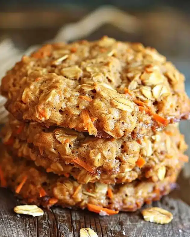 Carrot Cake Oatmeal Cookies