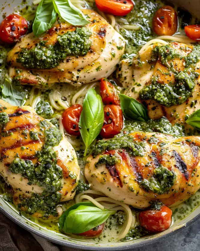 Creamy Pesto Chicken Delight