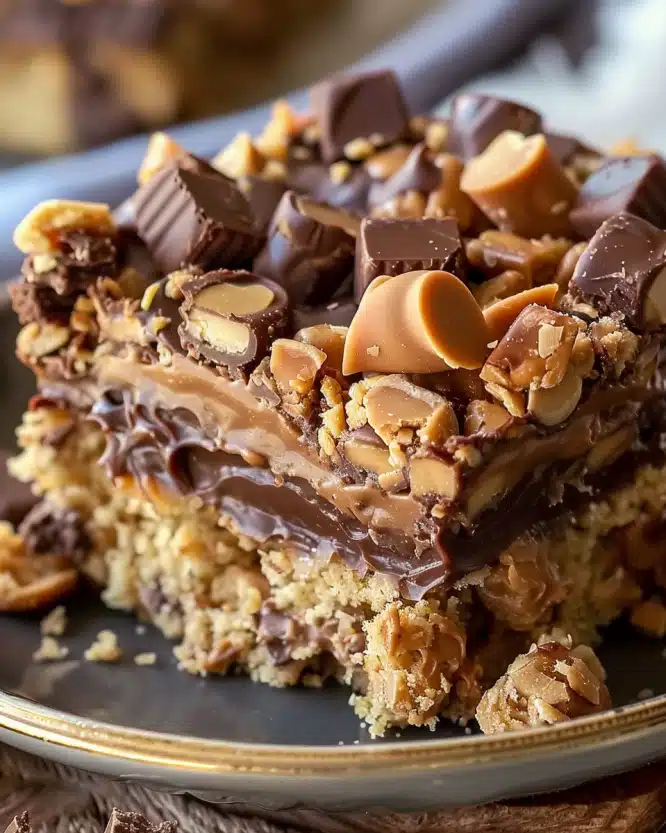 Peanut Butter Cup Dump Cake