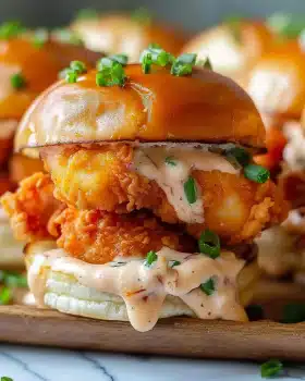Easy Bang Bang Chicken Sliders