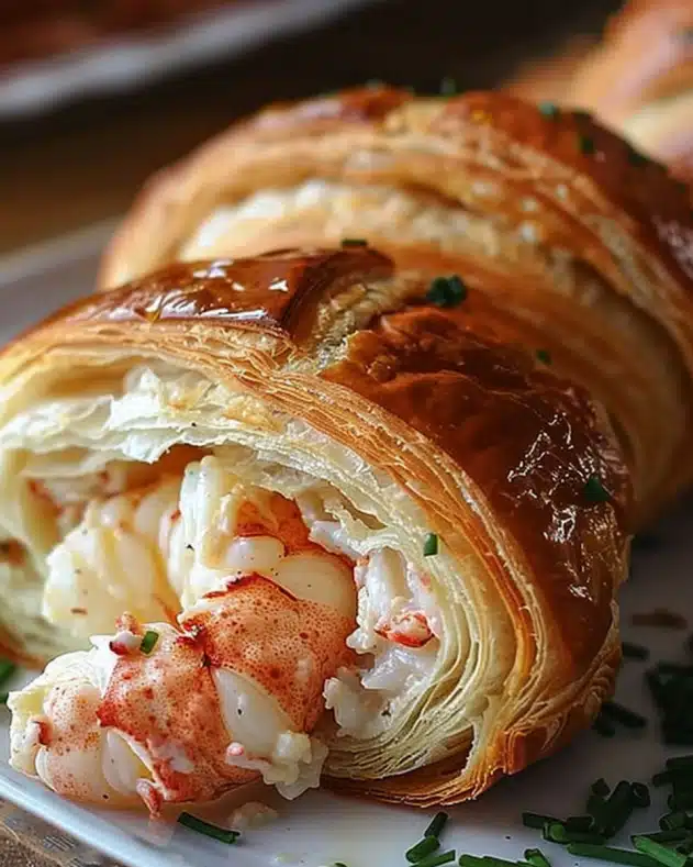 Buttery Lobster Croissant Roll