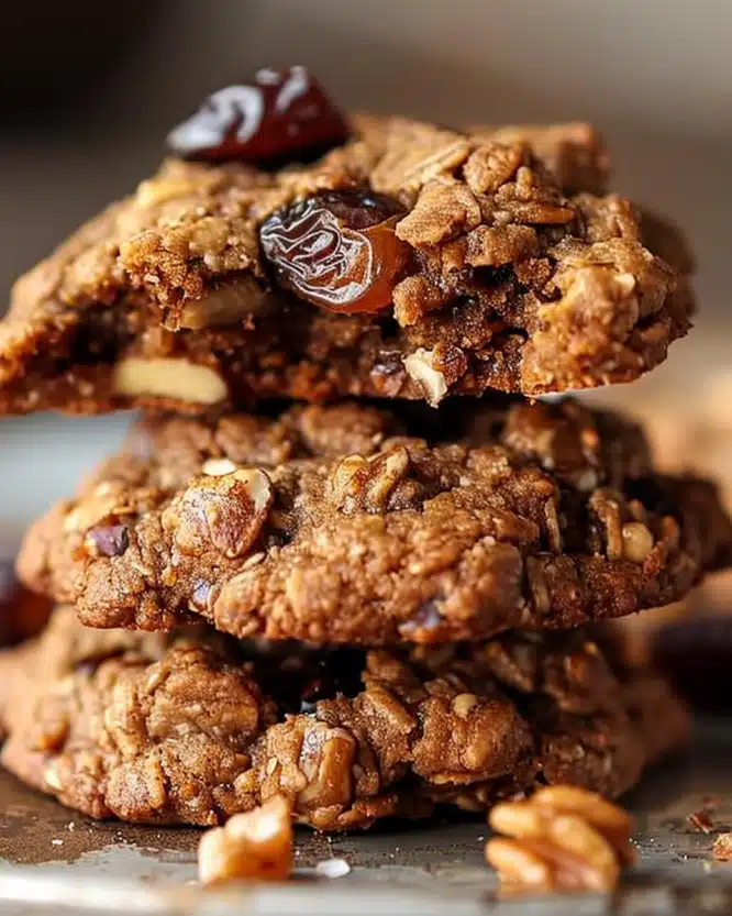 Date Walnut Breakfast Cookies
