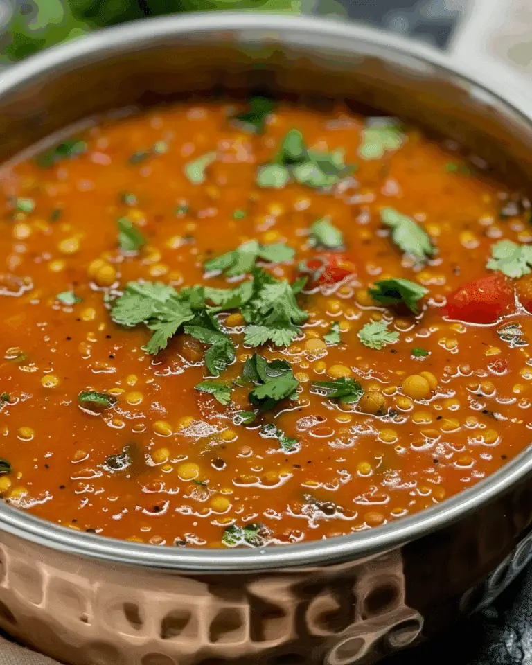 Indian-Spiced Tomato Lentil Soup