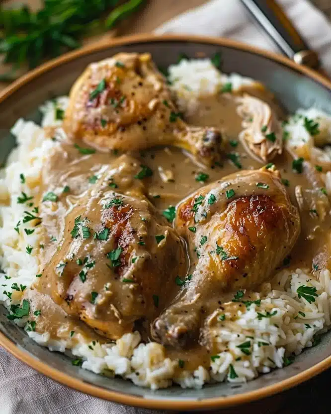 Slow Cooker Chicken and Gravy