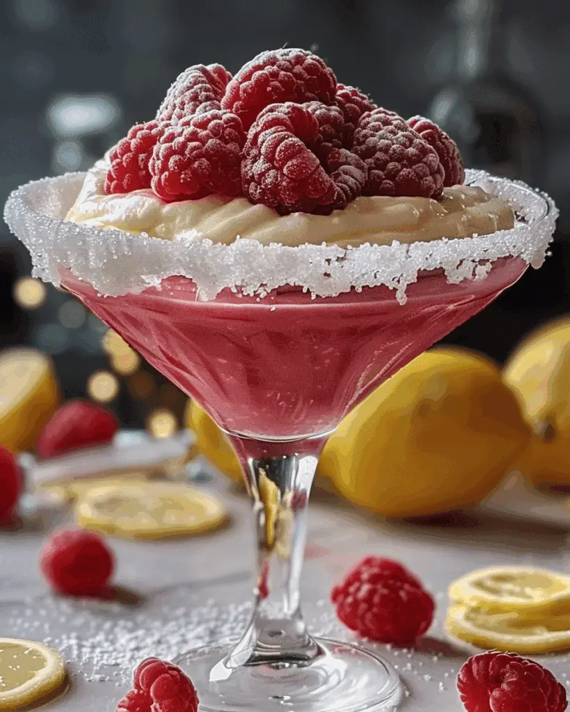 Frosted Raspberry Lemon Drop