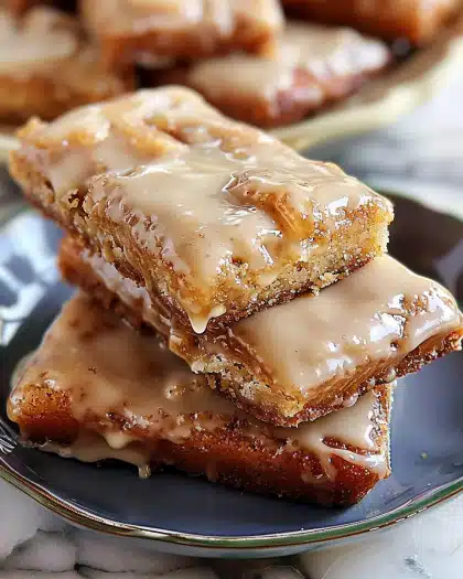 Irresistible Soft Baked Maple Donut Bars Recipe