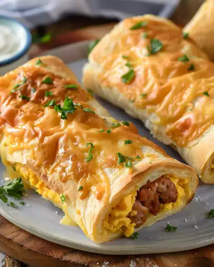 Sausage Egg Breakfast Roll-Ups – Quick & Easy Morning Treat!
