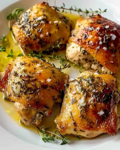 Easy Baked Boneless Skinless Chicken Thighs