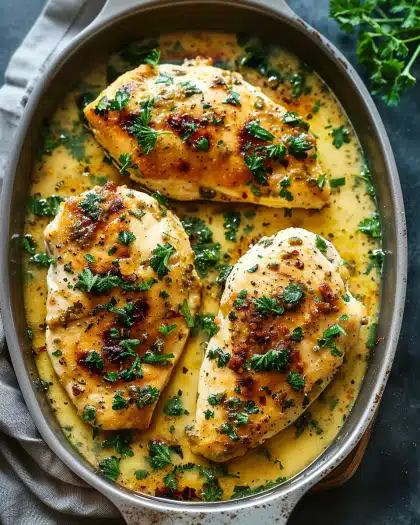 Garlic Butter Baked Chicken Breast