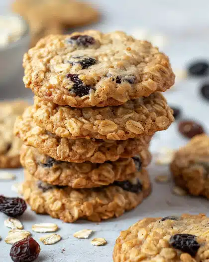 Classic Oatmeal Raisin Cookies