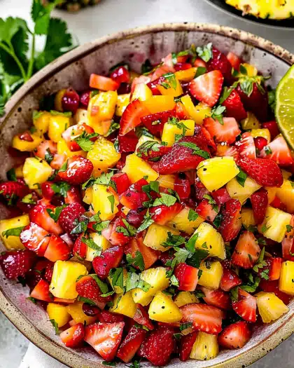 Strawberry Pineapple Salsa